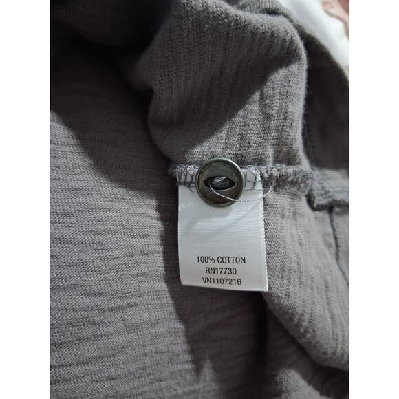 Converse One Star Mens size Large Grungecore Henley Tee Alternative Slub Cotton - Picture 5 of 10